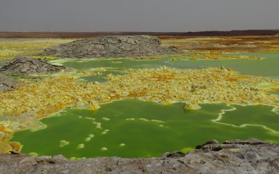 Désert du Danakil Erta Ale et Dallol